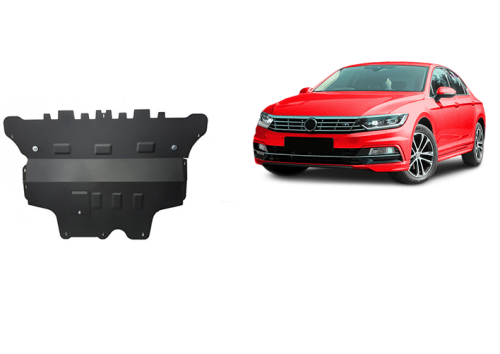 Stalowa Osłona pod silnik VW Passat B8 - reczna skrzynia biegow (2014-2023)