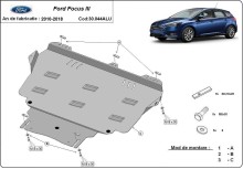 Aluminium plaque couvercle cache protection moteur Ford Focus (2010-2018)