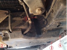 Acier plaque couvercle cache protection de AdBlue Volkswagen Crafter (2017-2020)