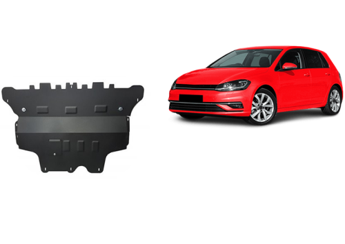 Stalowa Osłona pod silnik VW Golf 7 - automatyczna skrzynia biegów (2012-2019)