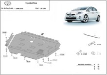 Acier plaque couvercle cache protection moteur Toyota Rav4 (2008-2015)