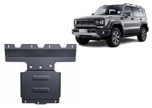 Acier plaque couvercle cache protection moteur Baic Beijing BJ40 (2023-2026)