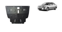 Acier plaque couvercle cache protection moteur Toyota Aygo AB40 (2003-2008)
