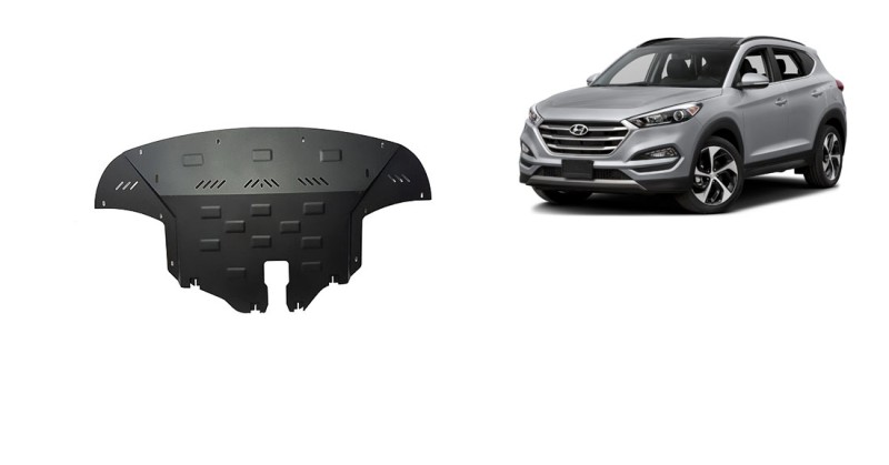 Acier plaque couvercle cache protection moteur Hyundai IX35 (2015-2020)