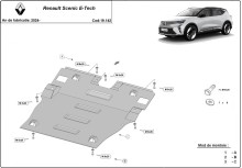 Acier plaque couvercle cache protection moteur Ford Tourneo Courier (2024-2026)