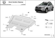 Stalowa Osłona pod silnik Dacia Sandero Stepway (2012-2020)