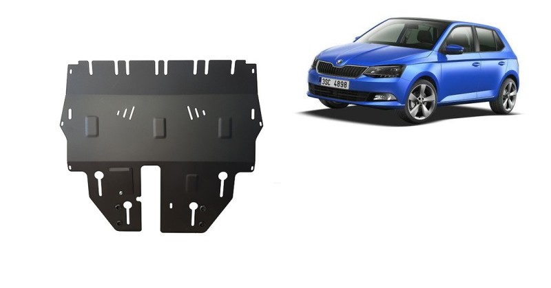 Acier plaque couvercle cache protection moteur Skoda Kodiaq (2015-2021)