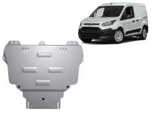 Aluminium plaque couvercle cache protection moteur Ford Transit Connect (2013-2022)