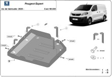 Stalowa Stalowa Osłona AdBlue Peugeot Expert (2020-2026)