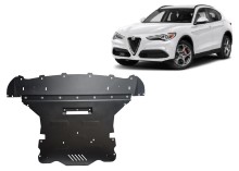 Acier plaque couvercle cache protection moteur Alfa Romeo Stelvio (2016-2026)