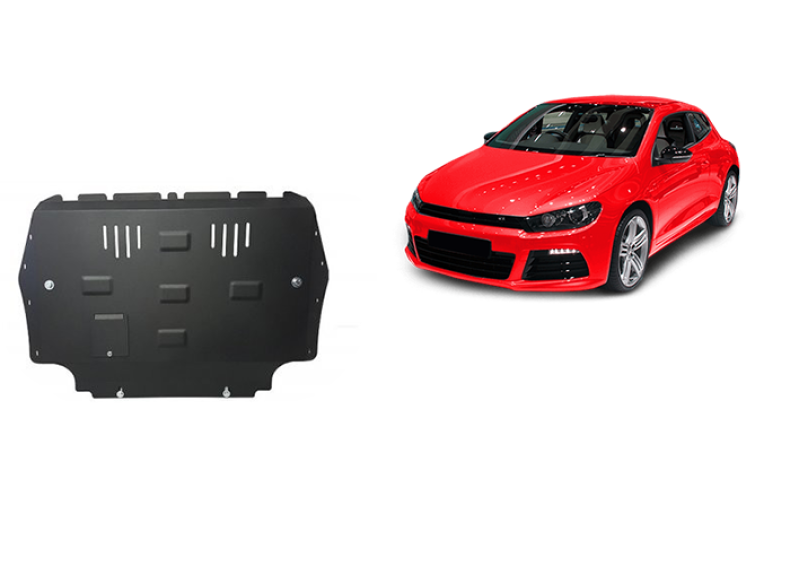 Acier plaque couvercle cache protection moteur Volkswagen T-Roc - manuelle (2008-2017)