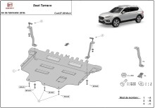 Aluminium Osłona pod silnik Seat Tarraco (2018-2024)