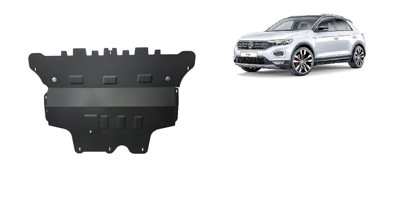 Acier plaque couvercle cache protection moteur VW Tiguan (2017-2026)