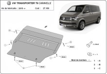 Acier plaque couvercle cache protection moteur VW Transporter T4 Caravelle (2015-2018)