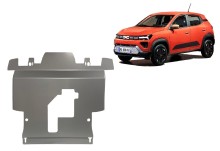 Aluminium plaque couvercle cache protection moteur Dacia Spring (2024-2026)