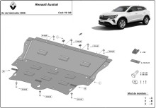 Acier plaque couvercle cache protection moteur Renault Express (2022-2026)