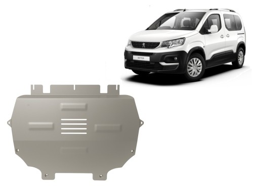 Stalowa Osłona pod silnik Peugeot Rifter Aluminium (2019-2026)