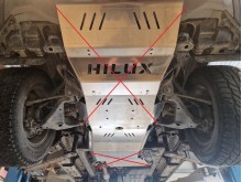 Stalowa Osłona skrzyni biegów Toyota Hilux Invincible - Aluminium (2021-2026)