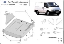 Acier plaque couvercle cache protection moteur Ford Transit - RWD (2001-2006)