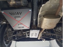 Acier plaque couvercle cache protection de différentiel Dacia Duster (2010-2013)