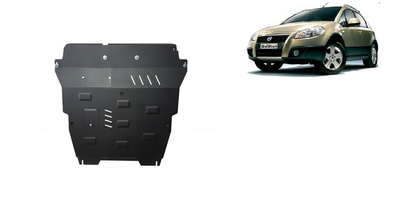 Acier plaque couvercle cache protection moteur Fiat Sedici (2005-2014)