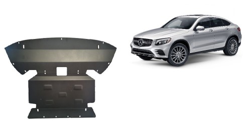 Stalowa Osłona pod silnik Mercedes GLC Coupe X253 (2015-2022)