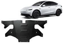 Acier plaque couvercle cache protection moteur Tesla Model Y (2024-2026)