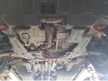 Acier plaque couvercle cache protection moteur Honda CR-V (2017-2022)