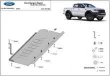 Acier plaque couvercle cache protection de FAP DPF Ford Ranger Raptor (2020-2023)