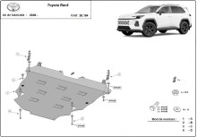 Acier plaque couvercle cache protection moteur Toyota RAV 4 (2026-2026)