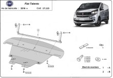 Acier plaque couvercle cache protection moteur Fiat Talento (2016-2021)