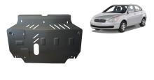 Acier plaque couvercle cache protection moteur Hyundai Accent (2005-2010)