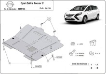 Acier plaque couvercle cache protection moteur VW Taigo (2011-2019)