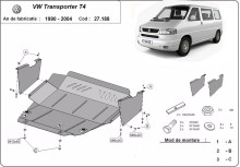 Acier plaque couvercle cache protection moteur Vw Crafter (1990-2003)
