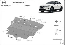 Acier plaque couvercle cache protection moteur Nissan Qashqai J11 (2021-2026)