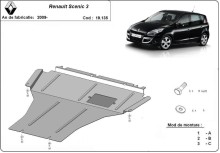Acier plaque couvercle cache protection moteur Renault Trafic (2009-2015)
