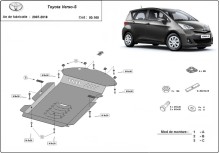 Acier plaque couvercle cache protection catalyseur Toyota Verso (2007-2018)