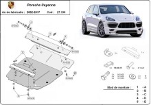 Stalowa Osłona pod silnik Porsche Cayenne (2002-2017)