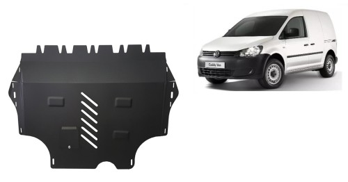 Acier plaque couvercle cache protection moteur VW Caddy (2011-2020)