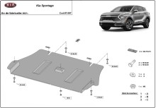 Acier plaque couvercle cache protection catalyseur Kia Sportage (2021-2026)