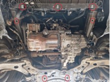 Acier plaque couvercle cache protection moteur Mazda 3 (2008-2014)