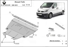Acier plaque couvercle cache protection moteur Seat Arona (2001-2011)