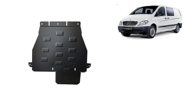 Acier plaque couvercle cache protection boîte de vitesses Mercedes Vito (2003-2014)