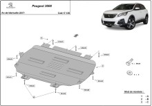 Stalowa Osłona pod silnik Peugeot 3008 (2017-2026)