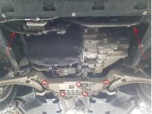 Acier plaque couvercle cache protection moteur Audi Q3 (2011-2018)