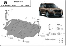 Acier plaque couvercle cache protection moteur Ssangyong Torres (2011-2017)