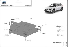 Stalowa Osłona skrzyni biegów Subaru XV (2018-2022)