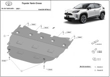 Aluminium Osłona pod silnik Toyota Yaris Cross (2021-2026)