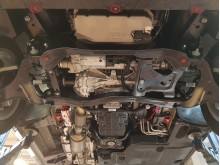 Aluminium plaque couvercle cache protection moteur Mercedes Viano (2020-2026)