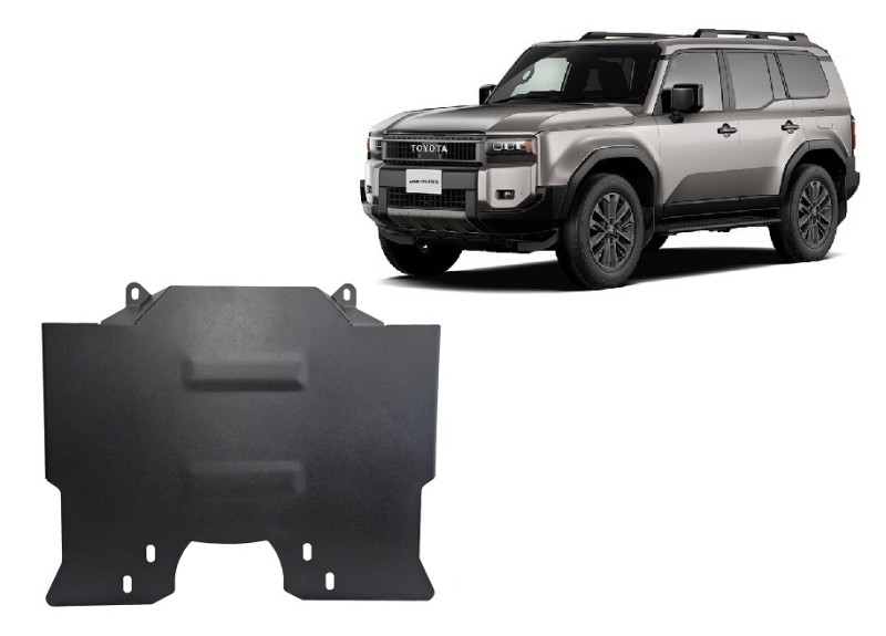 Acier plaque couvercle cache protection moteur Toyota Land Cruiser (2024-2026)